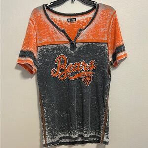 NFL Team Apparel Orange and Gray T-Shirt